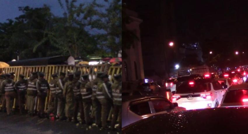 Heavy Traffic Reported Across Colombo